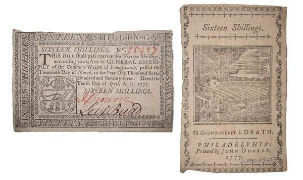 Image of Currency (Sixteen Shillings)